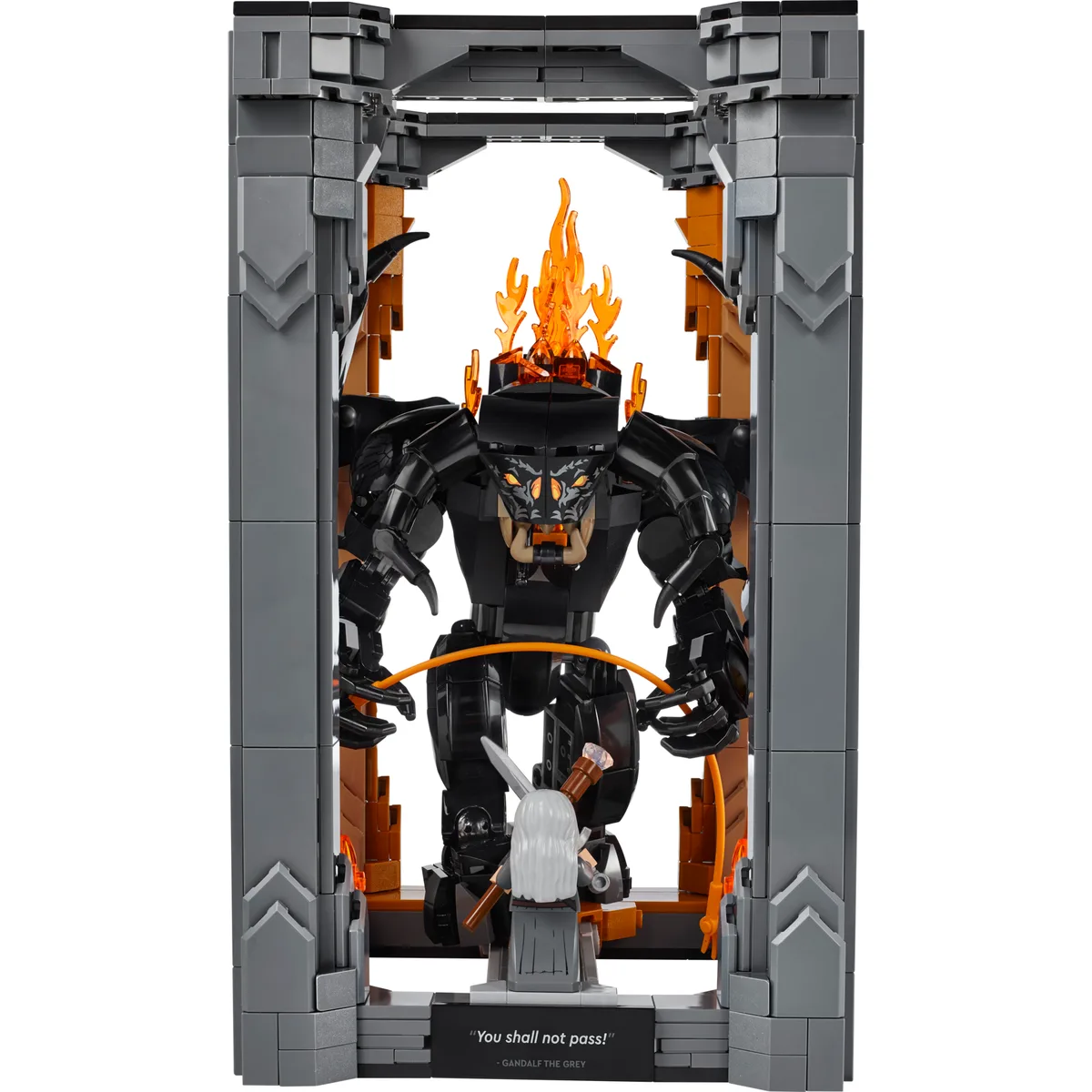 The Lord of the Rings: Balrog Book Nook — set 10367