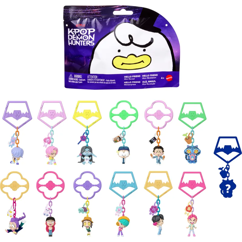 KPop Demon Hunters Mini Keychain Figure (blind pack)