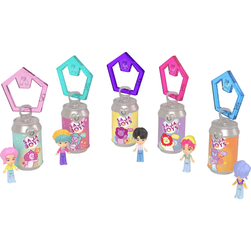 Polly Pocket × KPop Demon Hunters Saja Boys 5-Pack